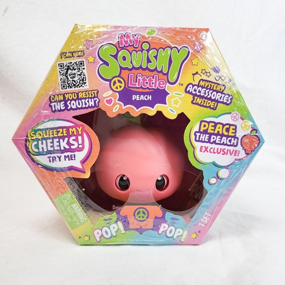 WowWee Other - My Squishy Little Dumplings Peace Peach Interactive Doll Target Exclusive